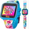 Trolls Kids Smart Watch - Interactive Touchscreen with Games, Selfie Camera, Step Tracker, Alarm, and Colorful Printed Silicone Strap - Fits Wrists 5.5" to 8.0" view 1