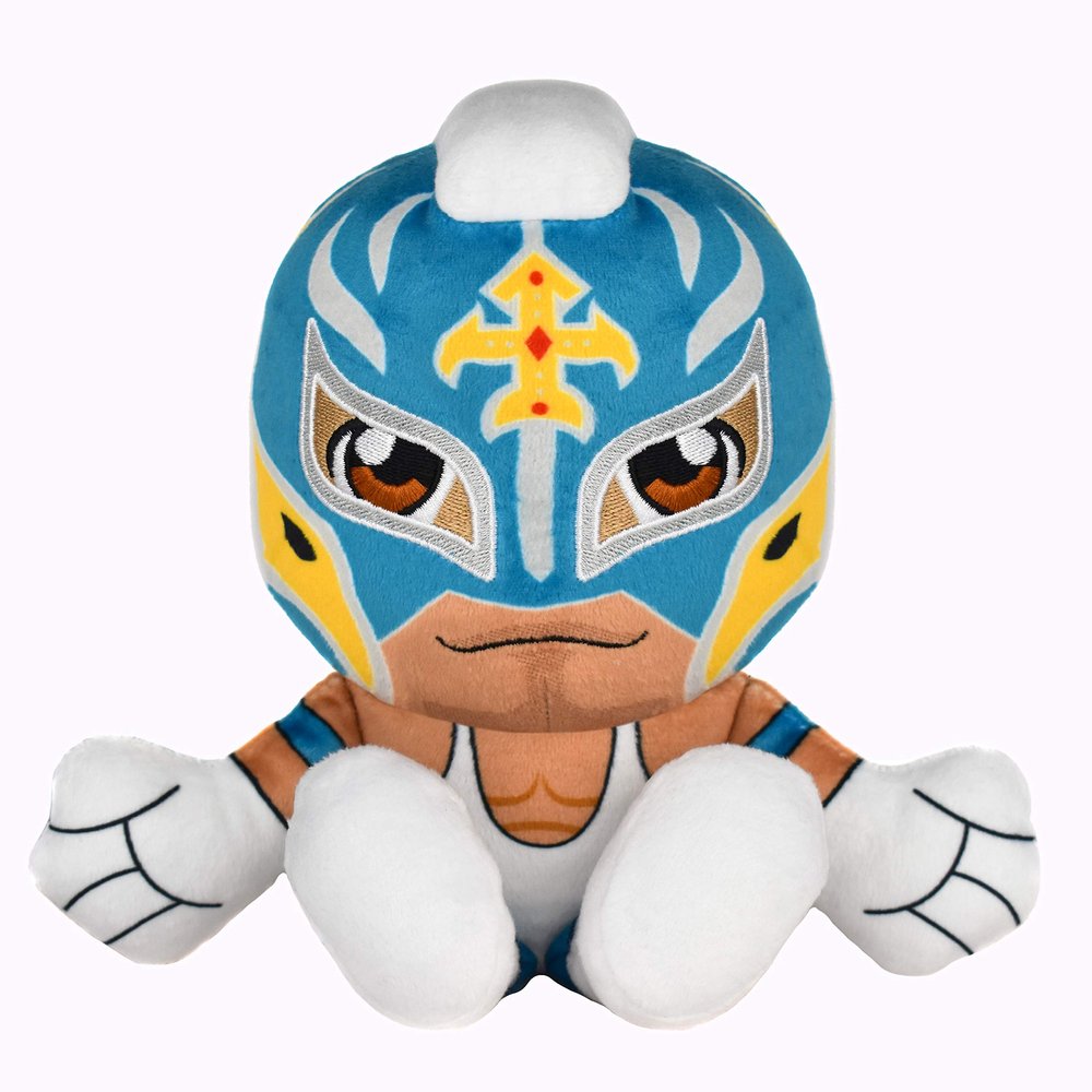 Bleacher Creatures WWE Rey Mysterio Kuricha 8" Kuricha Plush - Soft Chibi Inspired Wrestling Superstar