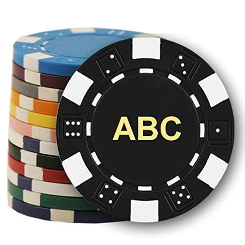 DA VINCI 500 Custom Monogrammed Poker Chips - 11.5 gram Poker Chips
