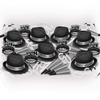 15.25" Vibrant Unique Happy New Year Silver Glow Assortments for 50 view 1