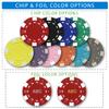 DA VINCI 300 Custom Monogrammed Poker Chips - 11.5 gram Poker Chips view 2