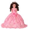 18 Quinceaera Last Doll with Umbrella Dress Stand  ltima Mueca Mis Quince Aos Keepsake, Traditional Hispanic Sweet 15 Doll, Ceremony & Table Centerpiece, Fully Accessorized KK18725-3 (Pink) view 1