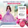 18 Quinceaera Last Doll with Umbrella Dress Stand  ltima Mueca Mis Quince Aos Keepsake, Traditional Hispanic Sweet 15 Doll, Ceremony & Table Centerpiece, Fully Accessorized KK18725-3 (Pink) view 2
