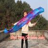 Winged Sirenny Youth Silk Ribbon Dancer Wand, Church Worship & Praise Adoration Dance Flag Banner, Juggling Play Silk Streamer with Rods (71" Mermaid) view 3