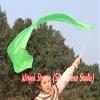 Winged Sirenny Youth Silk Ribbon Dancer Wand, Church Worship & Praise Adoration Dance Flag Banner, Juggling Play Silk Streamer with Rods (71" Green) view 3