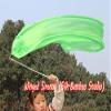 Winged Sirenny Youth Silk Ribbon Dancer Wand, Church Worship & Praise Adoration Dance Flag Banner, Juggling Play Silk Streamer with Rods (71" Green) view 4