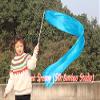 Winged Sirenny Youth Silk Ribbon Dancer Wand, Church Worship & Praise Adoration Dance Flag Banner, Juggling Play Silk Streamer with Rods (71" Turquoise) view 4