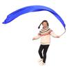 Winged Sirenny Youth Silk Ribbon Dancer Wand, Church Worship & Praise Adoration Dance Flag Banner, Juggling Play Silk Streamer with Rods (71" Blue) view 1