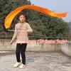 Winged Sirenny Youth Silk Ribbon Dancer Wand, Church Worship & Praise Adoration Dance Flag Banner, Juggling Play Silk Streamer with Rods (71" Orange) view 4