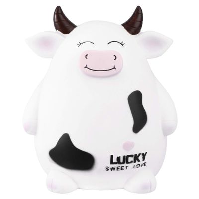 Cabilock 1pc Adorable Cow Shaped Bank Creative Home Saving Pot for Boy Girl Cute Decorative Change Container for Birthdays and Year Celebrations