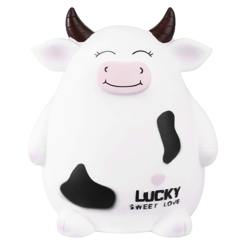 Cabilock 1pc Adorable Cow Shaped Bank Creative Home Saving Pot for Boy Girl Cute Decorative Change Container for Birthdays and Year Celebrations