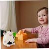 Cabilock 1pc Adorable Cow Shaped Bank Creative Home Saving Pot for Boy Girl Cute Decorative Change Container for Birthdays and Year Celebrations view 4