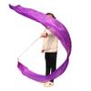 Winged Sirenny Youth Silk Ribbon Dancer Wand, Church Worship & Praise Adoration Dance Flag Banner, Juggling Play Silk Streamer with Rods (71" Purple) view 1