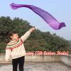 Winged Sirenny Youth Silk Ribbon Dancer Wand, Church Worship & Praise Adoration Dance Flag Banner, Juggling Play Silk Streamer with Rods (71" Purple) view 3