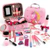 For Ideahome Kids Washable Makeup Girl Toys - Real Make Up Set, Little Girls Makeup Kit for Toddler Kid Children Princess, Christmas Birthday Gift Toys for Girl 4 5 6 7 8 9 10 Year Old view 1