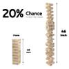 Outdoor Games Large Tower Stacking Game, 54 Wooden Blocks, Stack Up to 4 Ft Tall, Includes Carry Bag and Scoreboard, Backyard and Beach Lawn Yard Fun for Adults and Family view 2