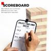 Outdoor Games Large Tower Stacking Game, 54 Wooden Blocks, Stack Up to 4 Ft Tall, Includes Carry Bag and Scoreboard, Backyard and Beach Lawn Yard Fun for Adults and Family view 4