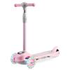 PIKO Ricokids Children's LED Scooter City Scooter 3 Wheels Pink view 1