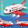 Dwi Dowellin Airplane Toy with Fire Truck Cars and Play Mat,Plane with Lights and Sounds for 3 + Years Old Boys and Girls view 3