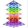 150Pcs Magnetic Building Sticks Blocks Toys, 2.3" Length Magnet Educational Toys Set for Kids and Adult, STEM Building Toy 3D Non-Magnetic Balls with Storage Bag view 1