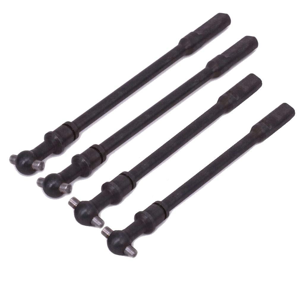 4pcs #45 Steel Wheel Axle Drive Shaft (L/R) for RedCat 1/10 Everest 10 Gen 7 Pro/Sport Upgrade Parts