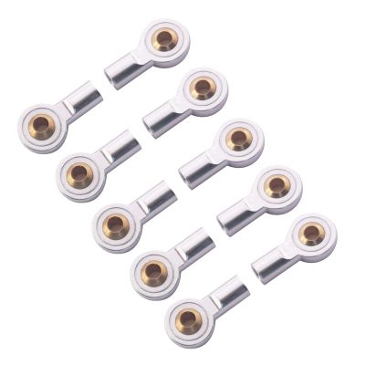 10Pack Vgoohobby Aluminum M3 Link Rod Tie Rod End Ball Head Joint Holder Compatible with Axial Redcat HSP Traxxas HPI 1/10 RC Car Truck DIY Robot Boat Airplane (18mm)