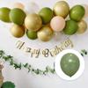 100pcs 10 inch Olive Green Latex Balloon for Birthday Party Decoration Baby Shower Supplies Wedding Ceremony Balloon Anniversary Decorations Arch Balloon Tower (10 Inch) view 4