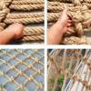 Children Climbing Net, Rope Net Heavy Duty Cargo Net Woven Rope Truck Trailer Netting Balcony Safety Net Garden Decor Protection Treehouse Rope Ladder (Size : 4 * 6m(13 * 20ft)) view 3