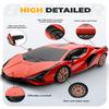 BEZGAR Remote Control Cars - 1:24 Scale Officially Licensed RC Series Lambo Sin FKP 37, Electric Sport Racing Hobby Toy Car Model Vehicle for Boys and Girls Teens and Adults Gift (Red) view 3