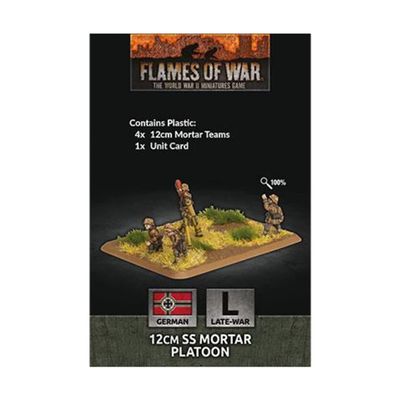 Gale Force Nine Flames of War: German 12cm SS Mortar Platoon (Late-War)