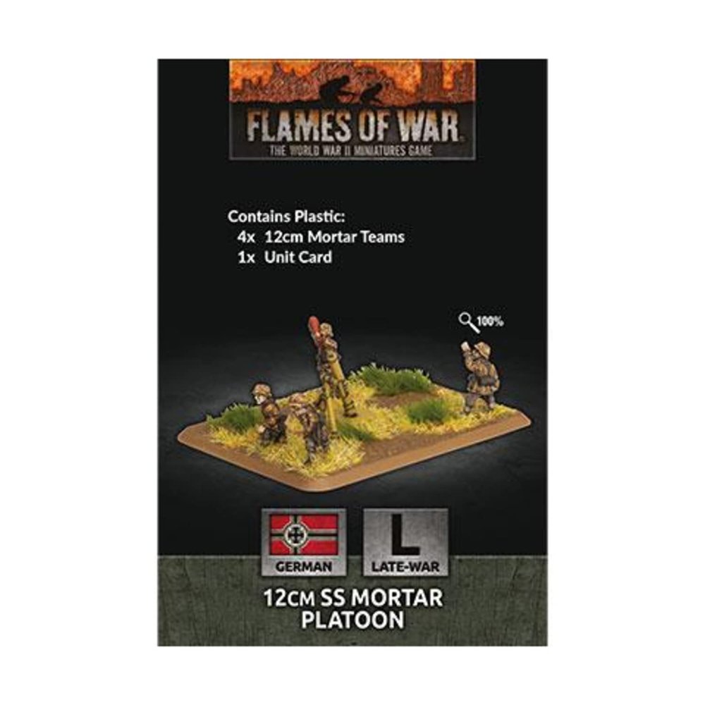 Gale Force Nine Flames of War: German 12cm SS Mortar Platoon (Late-War)