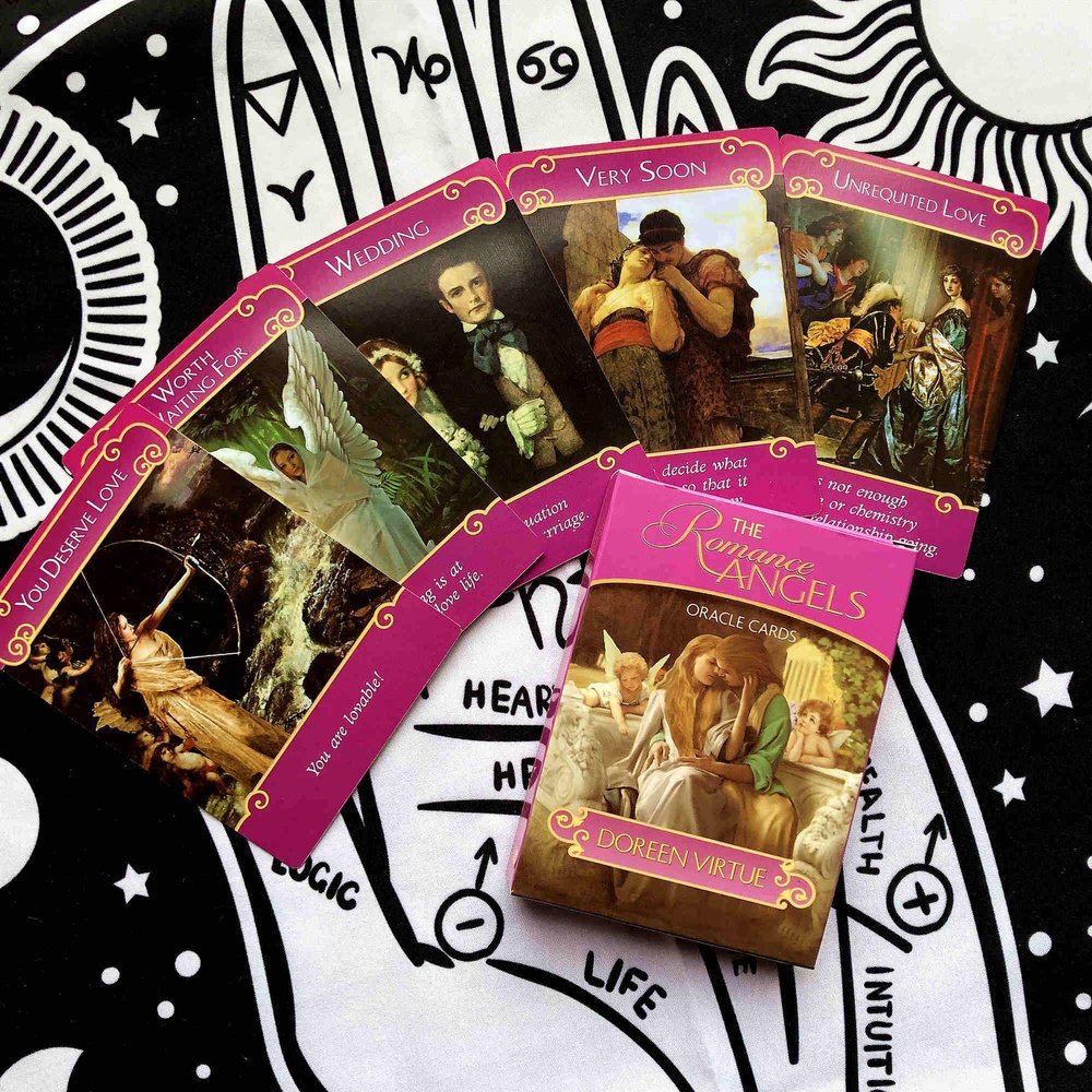 44 Sheets Romantic Angel Oracle Cards, Gilded Silver Plated Design Tarot Cards, Angel Cards, God Cards, Fate Prediction Card Sets,English Version