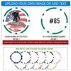 DA VINCI Custom Poker Chips with sequential numbering - 100 Full Color 11.5 Gram Poker Chips view 2