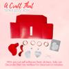 4E's Novelty 2 Pack DIY Valentines Mailbox Craft Valentine's Day Card Exchange Dog Puppy Box for Kids, Mail Box Crafts for Kids Girls Boys - DIY Valentines Card Box view 4