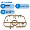 Dirt Cheap Dungeons - Palisades Kit | Modular & Customizable | Injection-Molded for Superior Durability | TTRPG Accessories for D&D, Daggerheart, & Tabletop Gaming view 3