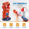 EagleStone Movable Dinosaur Shooting Toys for Kids Games with 2 Air Pump Gun, Party Toys with Score Record, LED & Sound, 48 Foam Balls Electronic Target Practice Gift for Boys and Girls view 4