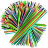 Pick Up Sticks - 240 Pieces Classic Pickup Sticks Retro Toys with 1 Black Bag for Family Fun Game Present view 1