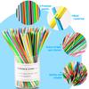 Pick Up Sticks - 240 Pieces Classic Pickup Sticks Retro Toys with 1 Black Bag for Family Fun Game Present view 2