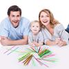 Pick Up Sticks - 240 Pieces Classic Pickup Sticks Retro Toys with 1 Black Bag for Family Fun Game Present view 3