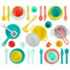 B. toys  Play Kitchen Accessories  Cookware, Dishes, Utensils  33 Pieces Play Set for Kids  Pretend Play Toys  3+ Years Mini Chef Kitchen Set view 1