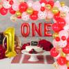Valentines Day 1st Birthday Decorations Balloon Arch Kit Sweetheart Party Decorations Number 1 Balloon for Girl, My 1st Valentines Day Party view 2