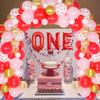 Valentines Day 1st Birthday Decorations Balloon Arch Kit Sweetheart Party Decorations Number 1 Balloon for Girl, My 1st Valentines Day Party view 4