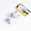 Powerhobby Axial SCX24 Aluminum Threaded Mini/Micro Shocks (4) Front/Rear (Blue) view 2