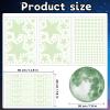 1086Pcs Glow in The Dark Stars, Glow in The Dark Moon for Ceiling Planets Space Wall Stickers Solar System Galaxy Wall Decals for Kids Boys Bedroom Living Room Decoration (Green) view 2