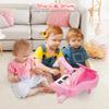 Love&Mini Pink Piano Toys for 1+Years Old Girls First Birthday Gifts Toddler Piano Music Toy Instruments with 24 Keys and Microphone view 3