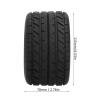 4pcs 115mm Wheel Rim Tires, Rubber Plastic Black Truck Tires, RC Car Tires, Wheels Replacement for ZD Racing 1/10 RC Car Model view 3
