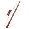 Gejoy 2 Piece Light up Wand for Kids Magic Wizard Witch Wand Princess Fairy Wands Sound Toy Cosplay Props(Dark Brown) view 2