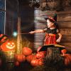 Gejoy 2 Piece Light up Wand for Kids Magic Wizard Witch Wand Princess Fairy Wands Sound Toy Cosplay Props(Dark Brown) view 3