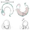 Akebrog Anime Cute White Dragon Neck Pillow U-Shaped Travel Pillow Doll Plush Toy Dragon Neck Pillow, Soft Plush Dragon Stuffed Doll Japanese Animation Pillow Neck U-Shape view 2