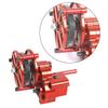 RZXYL 1/10 Aluminum Alloy Transmission Case Assembled Gearbox with Gear for Axial Wraith 90018 90048 90056 RR10 RC Crawler Car (Red) view 2